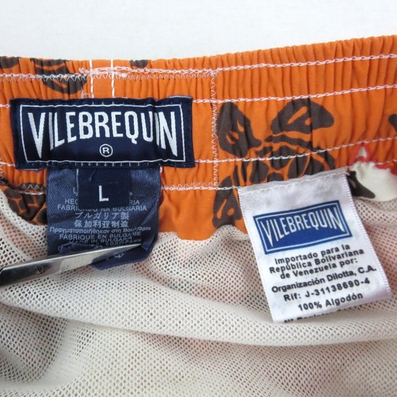 Vilebrequin Large Swim Trunks Turtles Sz 28"- 30"" - Picture 4 of 5